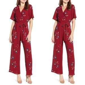 Nordstrom Floral Print Jumpsuit